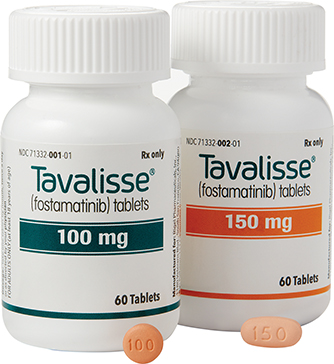 Image of TAVALISSE pill bottles